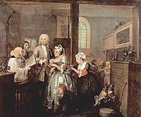 Marriage, 1735, hogarth