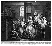 Married to an Old Maid, hogarth