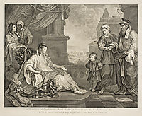 Moses Brought to the Pharaoh-s Daughter, hogarth