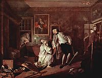 The murder of the count, c.1745, hogarth