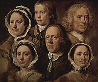 The servants of the painter, hogarth