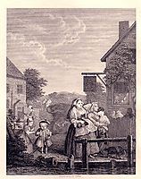Times of the Day: Evening, hogarth