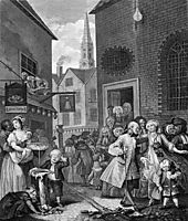 Times of the Day, Noon, 1738, hogarth