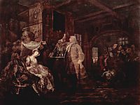The Wedding Banquet, c.1745, hogarth