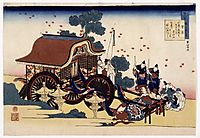 The Bullock Cart, 1839, hokusai