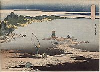 Fishing in the Bay Uraga, hokusai