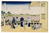 Fuji from the Platform of Sasayedo, hokusai