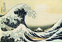 The Great Wave off Kanagawa , 1831, hokusai