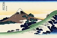 Inume pass in the Kai province, hokusai