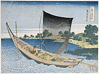 The river Tone in the Province of Kazusa, hokusai