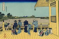 Sazai hall - 500 Rakan temples, hokusai