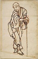 Self-portrait in the age of an old man, hokusai