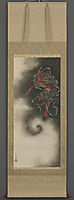 Thunder god, Edo period, 1847, hokusai