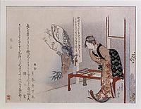 Woman in an Interior, 1799, hokusai
