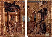 Diptych with Christ and the Mater Dolorosa, c.1520, holbein