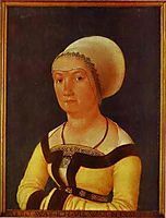 Portrait of 34 year old Woman, 1516, holbein