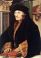 Portrait of Erasmus of Rotterdam, 1523, holbein