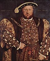 Portrait of Henry VIII , 1540, holbein