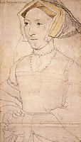 Portrait of Jane Seymour, 1536-1537, holbein
