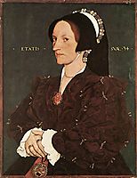 Portrait of Margaret Wyatt, Lady Lee, 1540, holbein
