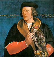 Portrait of Robert Cheseman, 1533, holbein