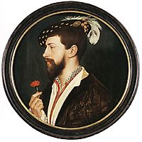 Portrait of Simon George, 1536-1537, holbein