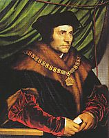 Portrait of Sir Thomas More , 1527, holbein