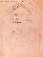 Queen Mary I Tudor, 1536, holbein