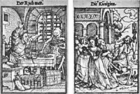 The Rich Man The Queen, c.1525, holbein