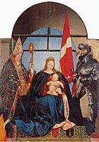The Solothurn Madonna, 1522, holbein