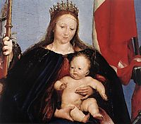 The Solothurn Madonna, detail 1, 1522, holbein