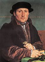 Unknown Young Man at his Office Desk, 1541, holbein