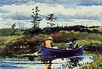 The Blue Boat, 1892, homer
