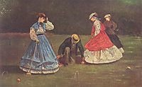 Croquet Scene, 1864, homer