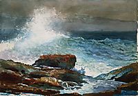 Incoming Tide, Scarboro Maine, 1883, homer