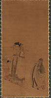 The Dragon King Revering the Buddha, 1644, hongshou