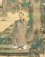 Self-portrait (detail), 1635, hongshou