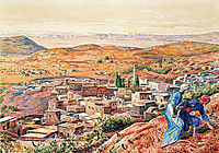 Distant View of Nazareth, 1861, hunt