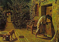 The Importunate Neighbour, 1895, hunt
