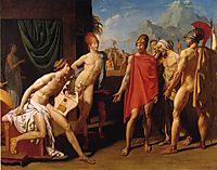Ambassadors Sent by Agamemnon to Urge Achilles to Fight, 1801, ingres