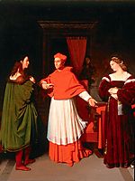 The Betrothal of Raphael and the Niece of Cardinal Bibbiena, 1814, ingres