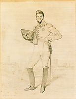 General Louis-Etienne Dulong de Rosnay, 1818, ingres
