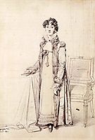 Lady William Henry Cavendish Bentinck, born Lady Mary Acheson, ingres