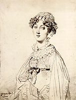 Lady William Henry Cavendish Bentinck, born Lady Mary Acheson I, ingres