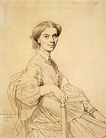 Madame Charles Gounod, born Anna Zimmermann, ingres