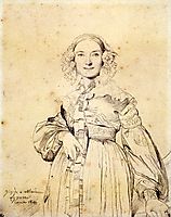 Madame Jean Auguste Dominique Ingres, born Madeleine Chapelle, ingres