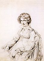 Mrs Charles Thomas Thruston, born Frances Edwards, ingres