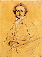 Niccolo Paganini, c.1819, ingres
