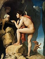 Oedipus and Sphinx, 1808, ingres
