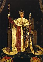 Portrait of Charles X in Coronation Robes, 1829, ingres